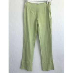 Moschino Green Diamond Capri Pants